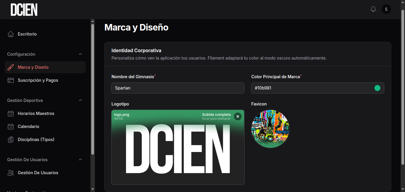 Personalización de Marca Blanca